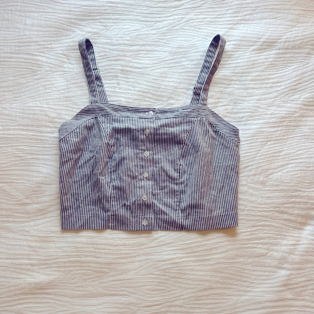 Pacsun Joe Galt Blue & White Striped Top